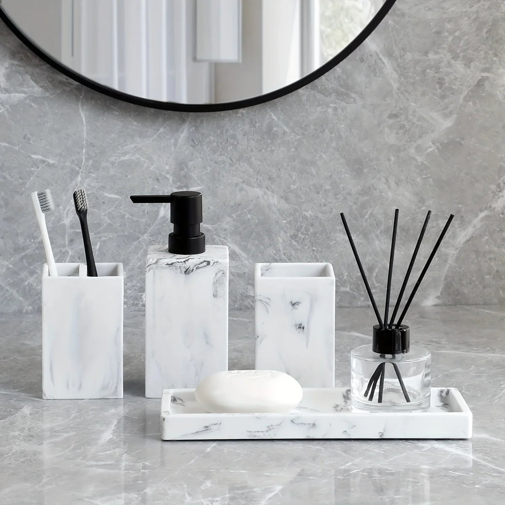 Bathroom Countertop Accessories Set - House Of Avana