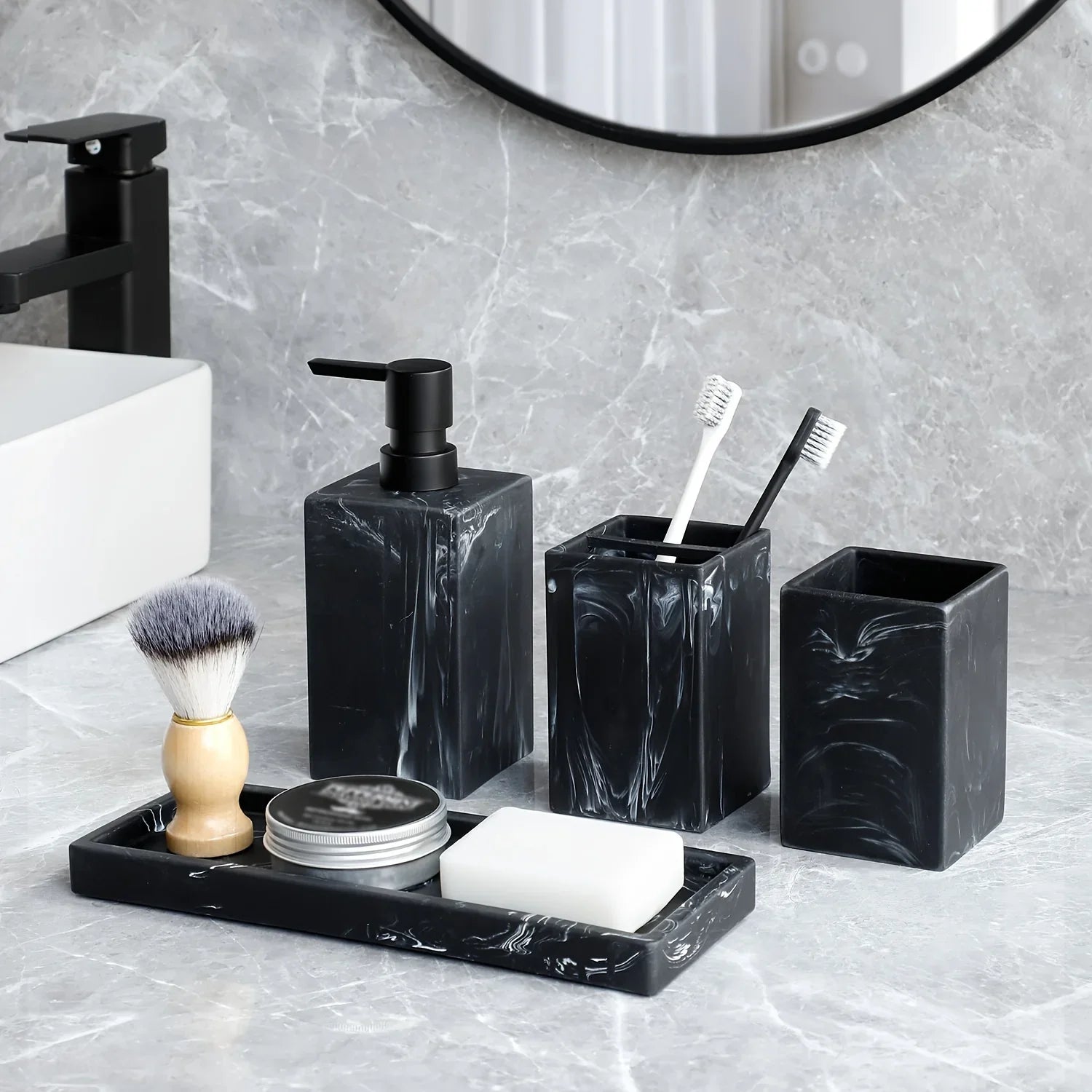 Bathroom Countertop Accessories Set - House Of Avana