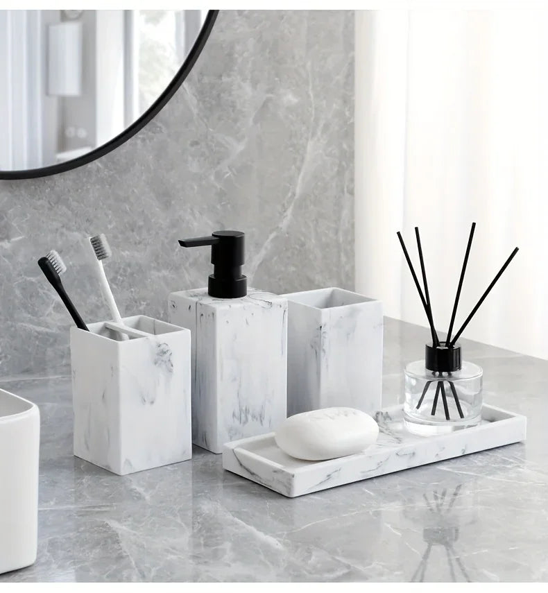 Bathroom Countertop Accessories Set - House Of Avana