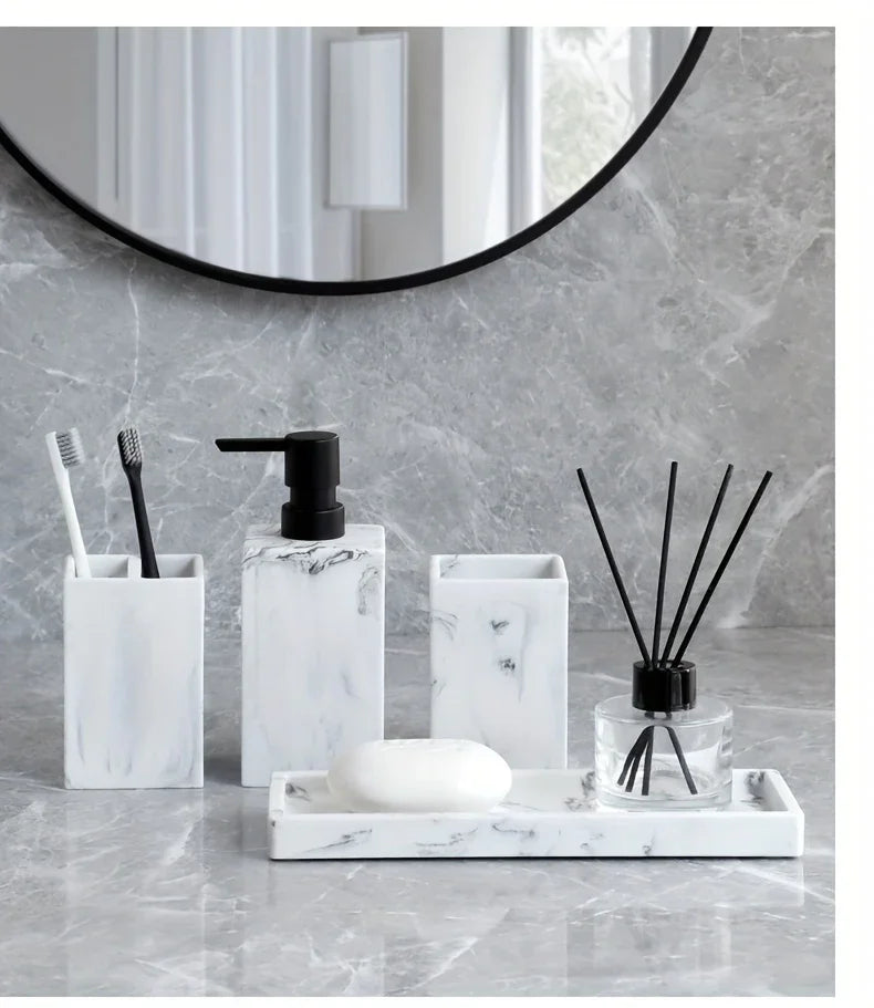 Bathroom Countertop Accessories Set - House Of Avana