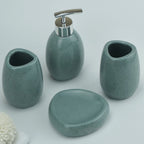 Christmas Gift Set, S Ceramic Bathroom Kit: Split Bottle, Toothbrush Holder, Soap Dish, and Washing... - House Of Avana