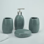 Christmas Gift Set, S Ceramic Bathroom Kit: Split Bottle, Toothbrush Holder, Soap Dish, and Washing... - House Of Avana