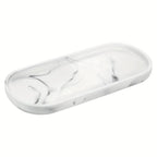 Bathroom Tray - Marble Pattern 25.4cm