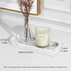 Bathroom Tray - Marble Pattern 25.4cm