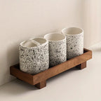 Bathroom Wooden Tray, Non-deformable Shampoo Holder for Hotel Bathrooms and Countertop Toiletry... - House Of Avana [[SKU:HOA-BAT-400]]