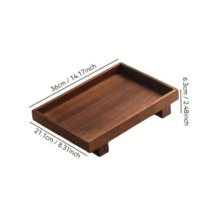 Bathroom Wooden Tray, Non-deformable Shampoo Holder for Hotel Bathrooms and Countertop Toiletry... - House Of Avana [[SKU:HOA-BAT-400]]