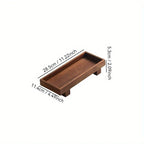 Bathroom Wooden Tray, Non-deformable Shampoo Holder for Hotel Bathrooms and Countertop Toiletry... - House Of Avana [[SKU:HOA-BAT-400-A]]