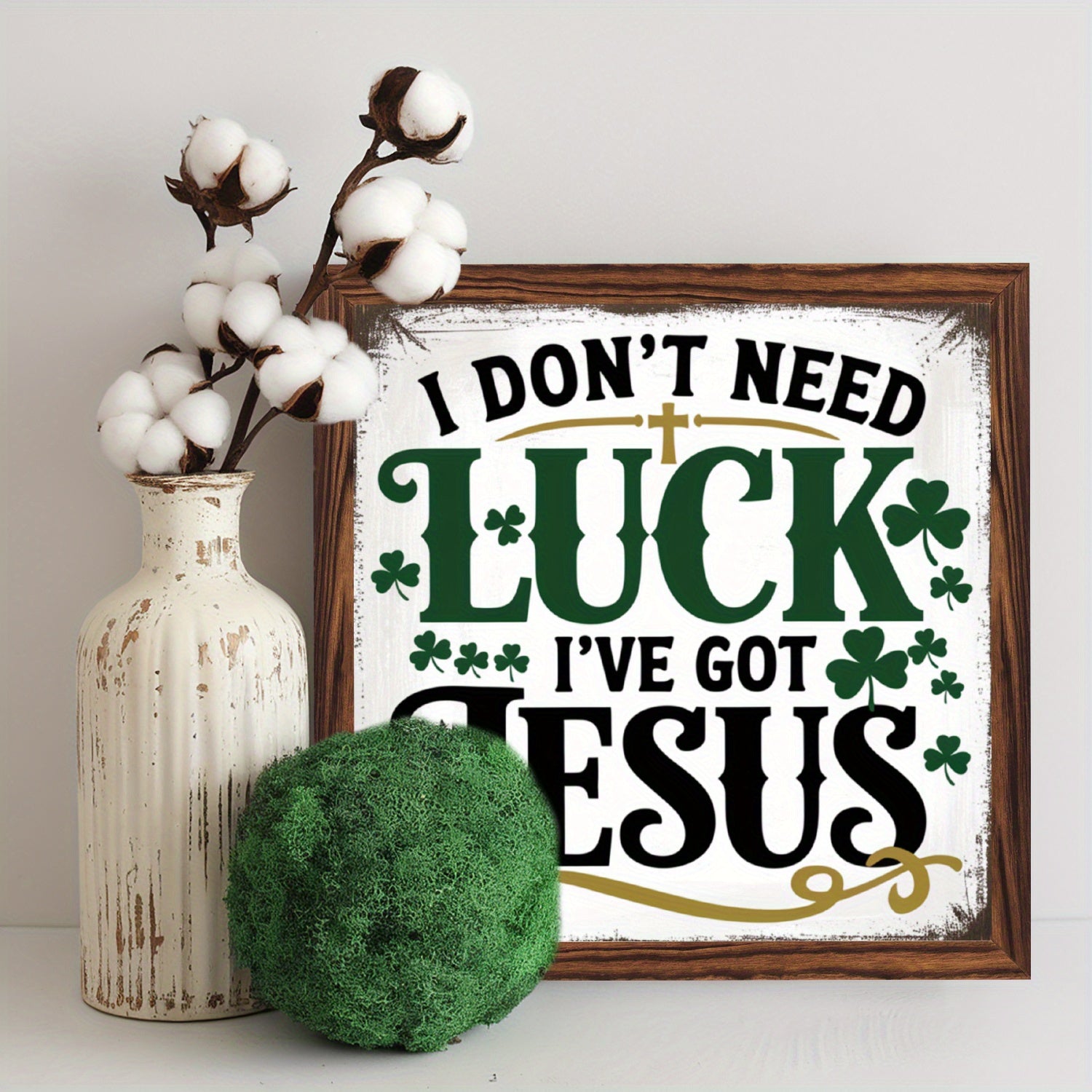 Wall Art - Inspirational Wooden 8x8 Inch