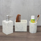 Creamy Beige Stone Bathroom Essentials - House Of Avana