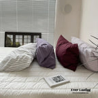 Berry Crush Washed Cotton Pillowcases, detail shot - House Of Avana