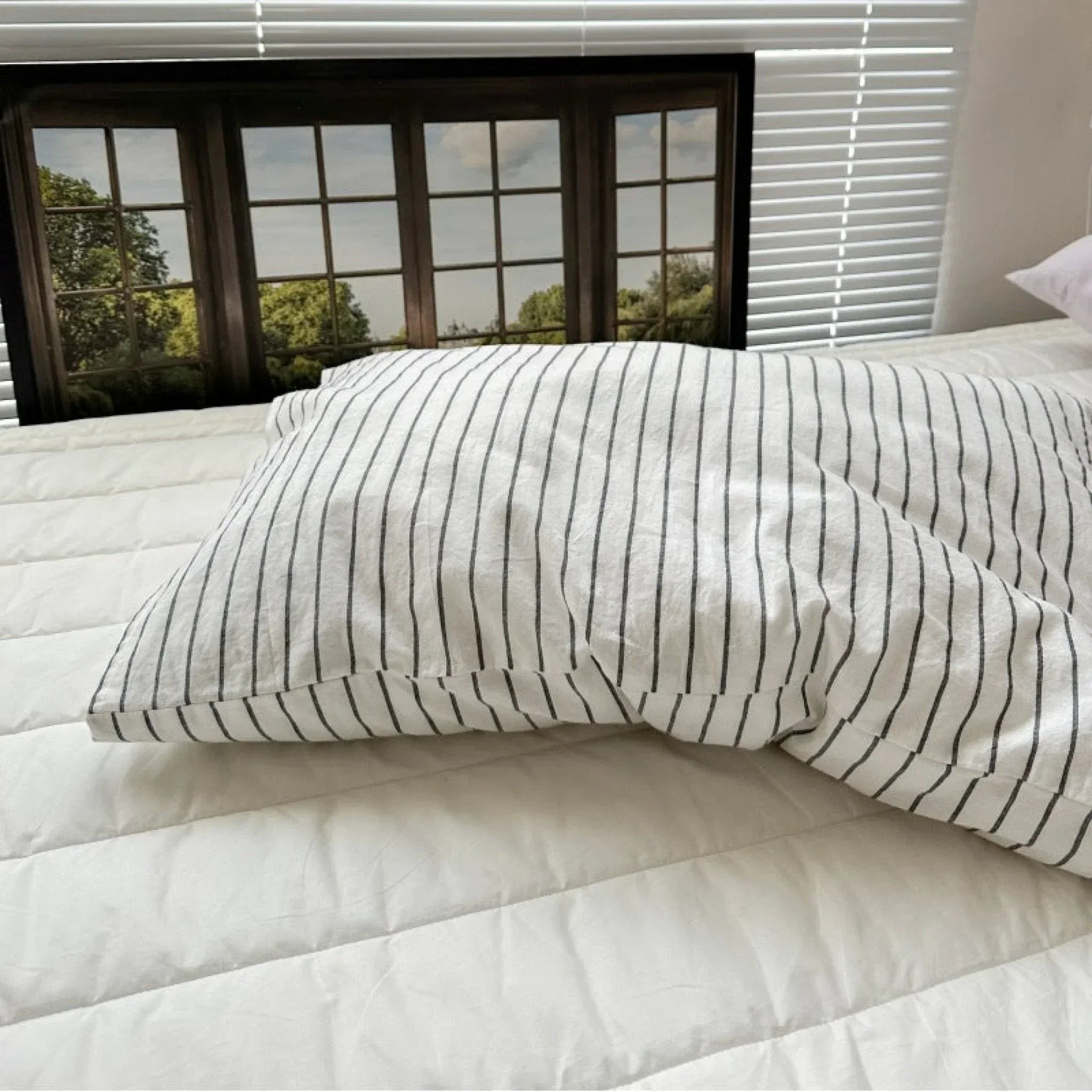 Berry Crush Washed Cotton Pillowcases, lifestyle image - House Of Avana