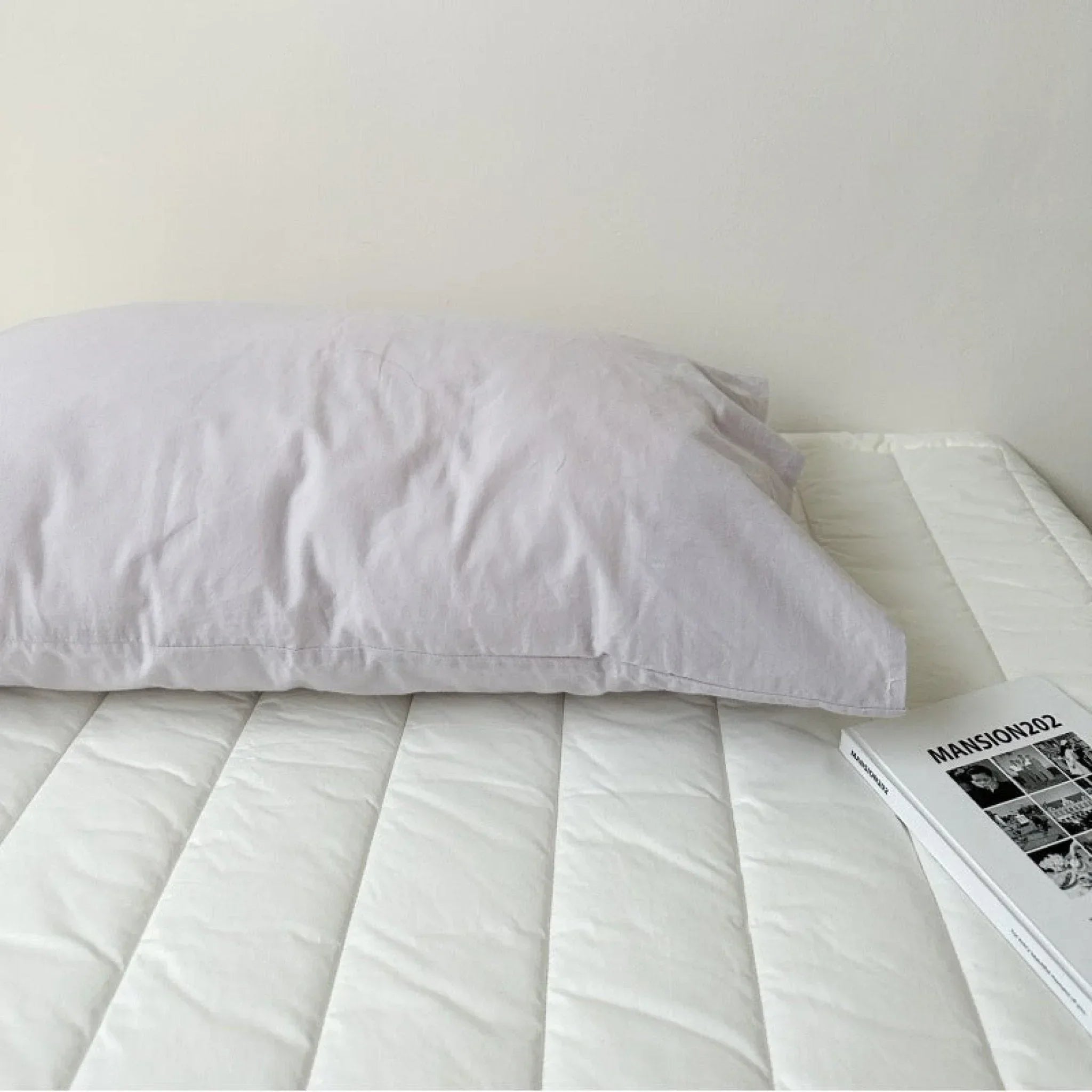 Berry Crush Washed Cotton Pillowcases, angled view - House Of Avana
