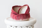 Berry Red Decorative Wool Nesting Bowls Kanju Interiors