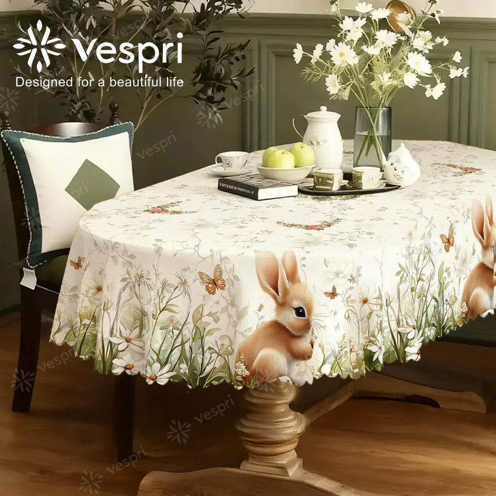 Tablecloth - Decorative Floral Round