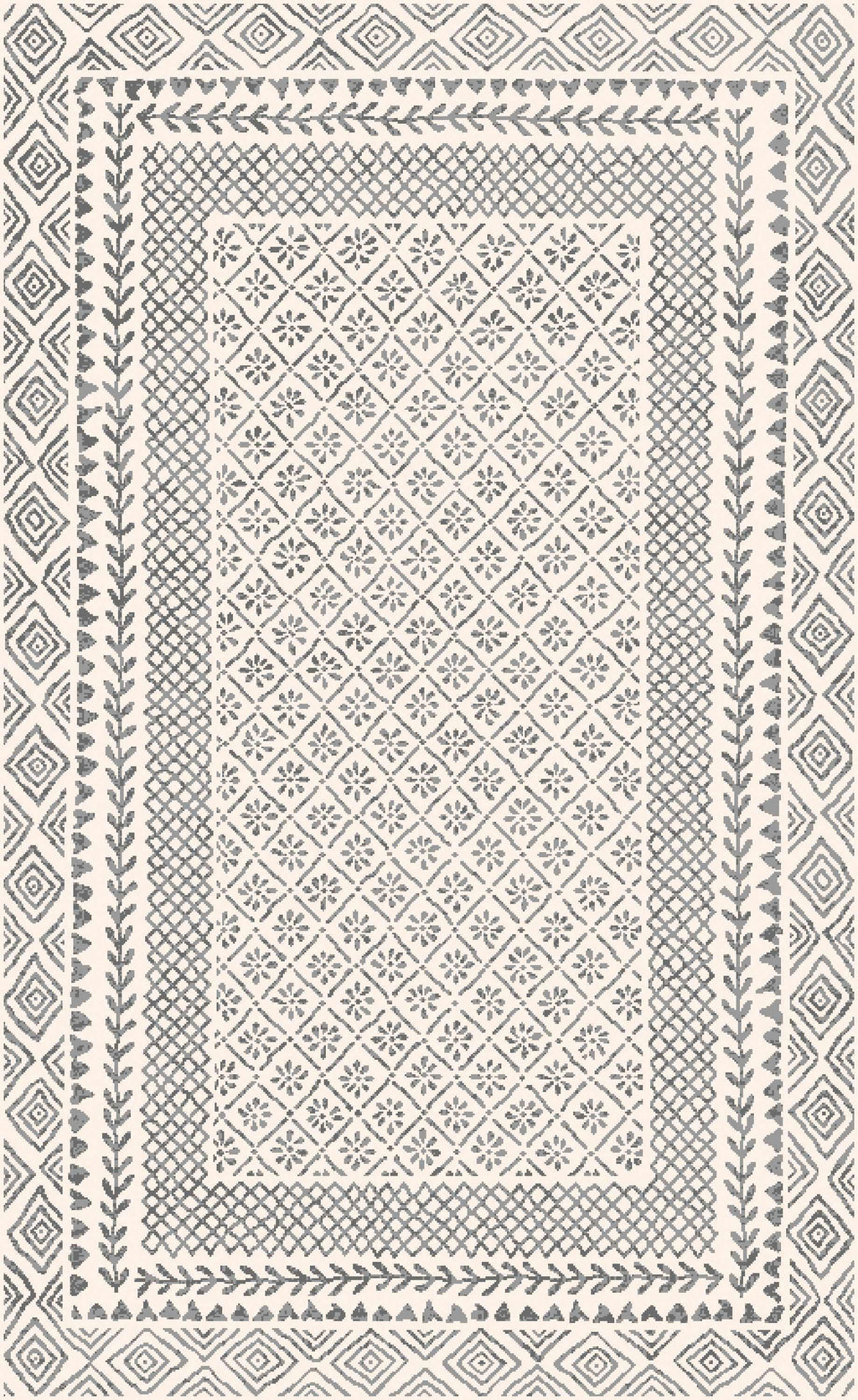 Burdette Soft Neutral Rug Hauteloom