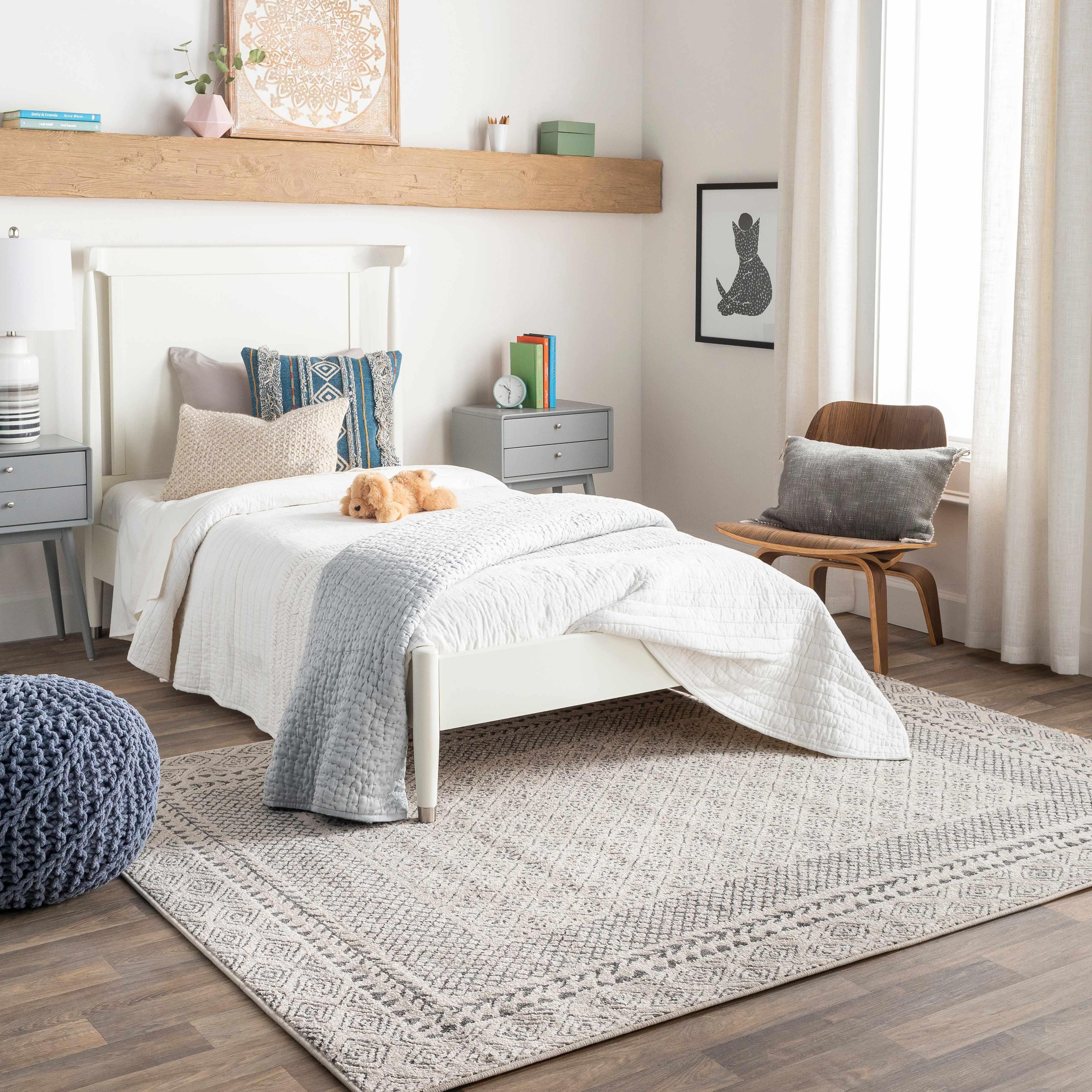 Burdette Soft Neutral Rug Hauteloom