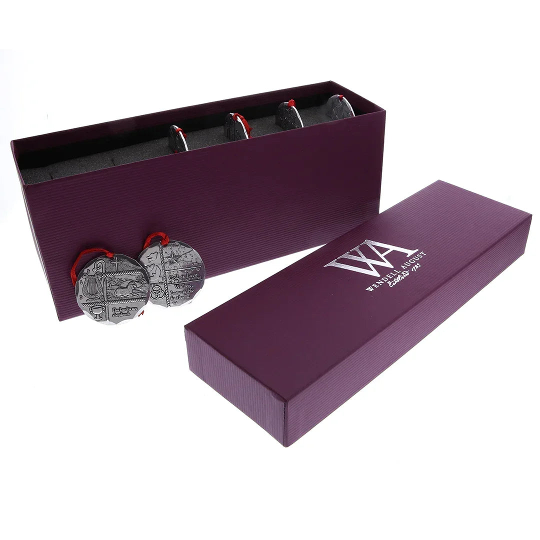 Bible Verse 6-piece Ornament Set, front view - House Of Avana