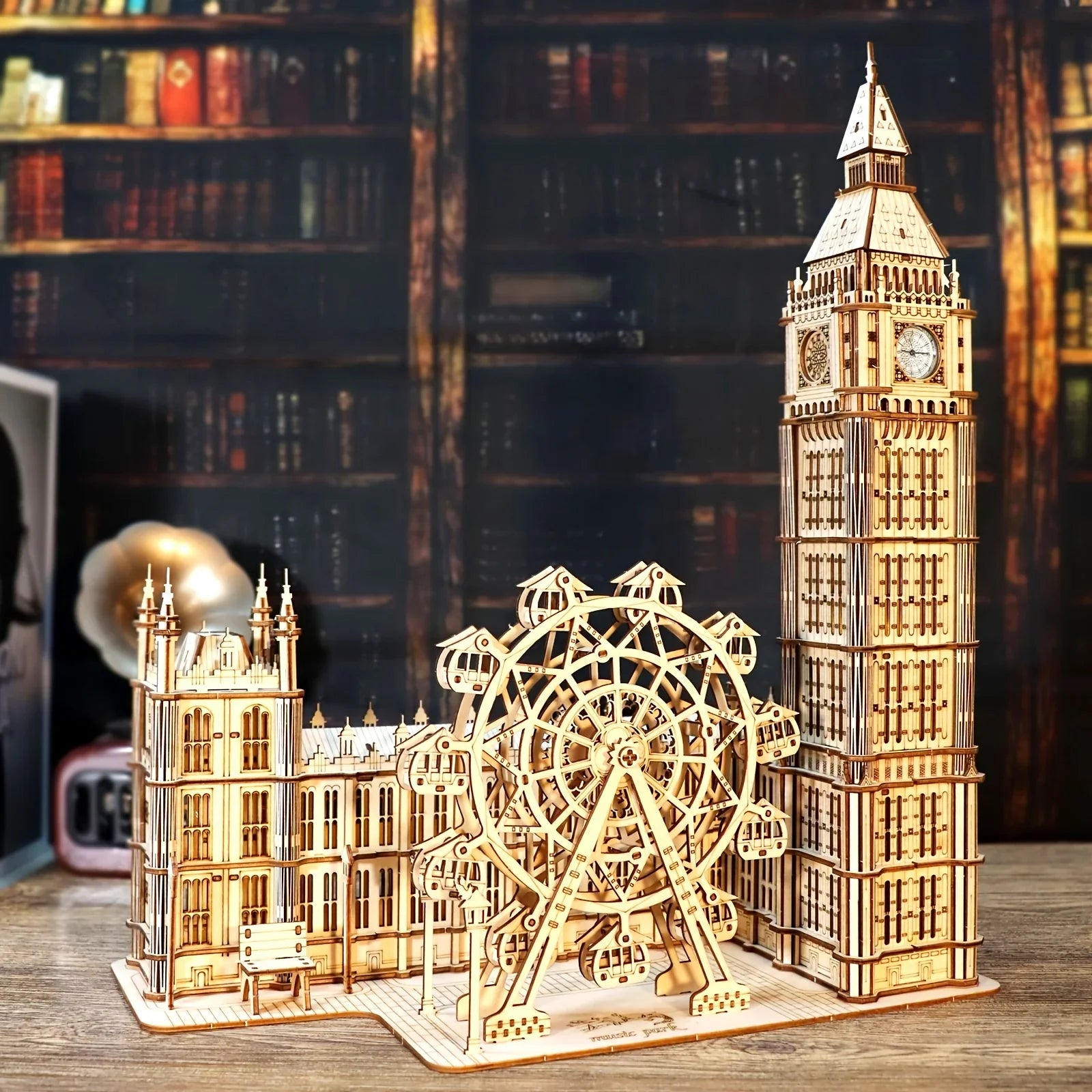 3D Wooden Puzzle, Big Ben Model Kit DIY Building Blocks, Desktop Clock, Creative Gift for Home Decor, Unique Christmas Gift for Family, Halloween Party Favors House Of Avana
