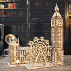 3D Wooden Puzzle, Big Ben Model Kit DIY Building Blocks, Desktop Clock, Creative Gift for Home Decor, Unique Christmas Gift for Family, Halloween Party Favors House Of Avana