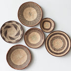 Binga Patterned Brown & Natural Wall Art Kanju Interiors