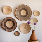 Binga Patterned Brown & Natural Wall Art Kanju Interiors
