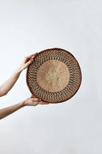 Binga Patterned Brown & Natural Wall Art Kanju Interiors