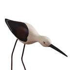 Artistic Long-legged Wooden Waterfowl Bird for Desktop Home Decor - House Of Avana