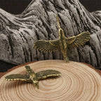 2-piece Set Brass Handcrafted Bird Figurines - Vintage Style, Perfect for Office Decor & Gifts Birds... - House Of Avana