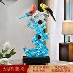 Statuette the Taihu Lake Lake Stone Bird Decorations,living Room Wine Cabinet Tv Cabinet Office... - House Of Avana