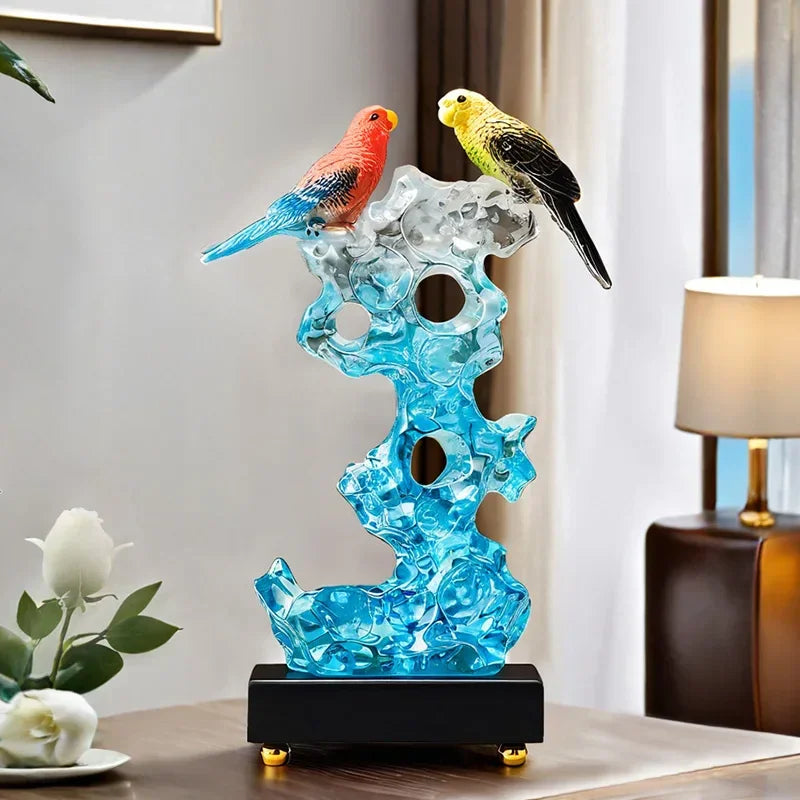 Statuette the Taihu Lake Lake Stone Bird Decorations,living Room Wine Cabinet Tv Cabinet Office... - House Of Avana