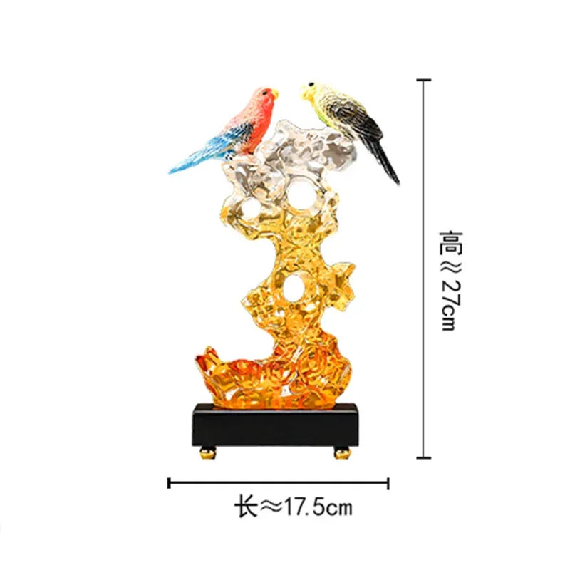 Statuette the Taihu Lake Lake Stone Bird Decorations,living Room Wine Cabinet Tv Cabinet Office... - House Of Avana