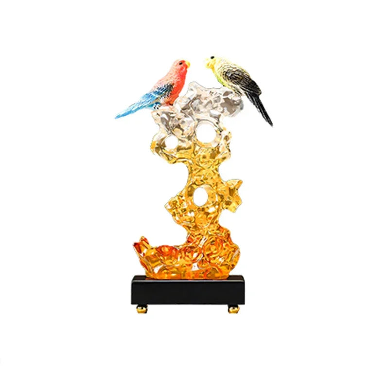 Statuette the Taihu Lake Lake Stone Bird Decorations,living Room Wine Cabinet Tv Cabinet Office... - House Of Avana