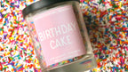 Birthday Cake Container Candle, lifestyle image - House Of Avana