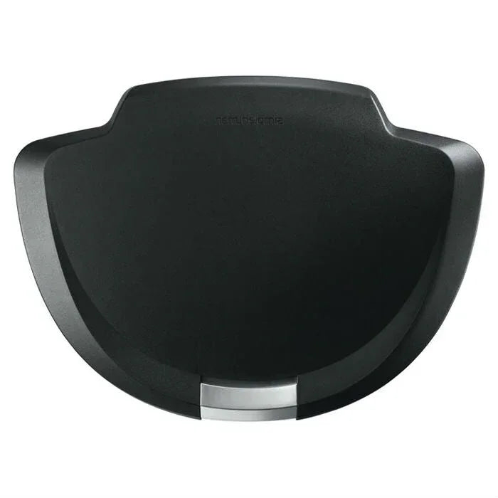 Black 13-Gallon Kitchen Trash Can with Foot Pedal Step Lid
