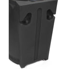 Black 65-Gallon Plastic Urn Rain Barrel with Planter Top