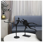 Abstract Figurine - Black Modern Movement Decor, in-use display - House Of Avana