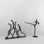 Abstract Figurine - Black Modern Movement Decor, lifestyle image - House Of Avana