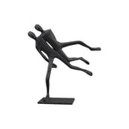 Abstract Figurine - Black Modern Movement Decor, top view - House Of Avana