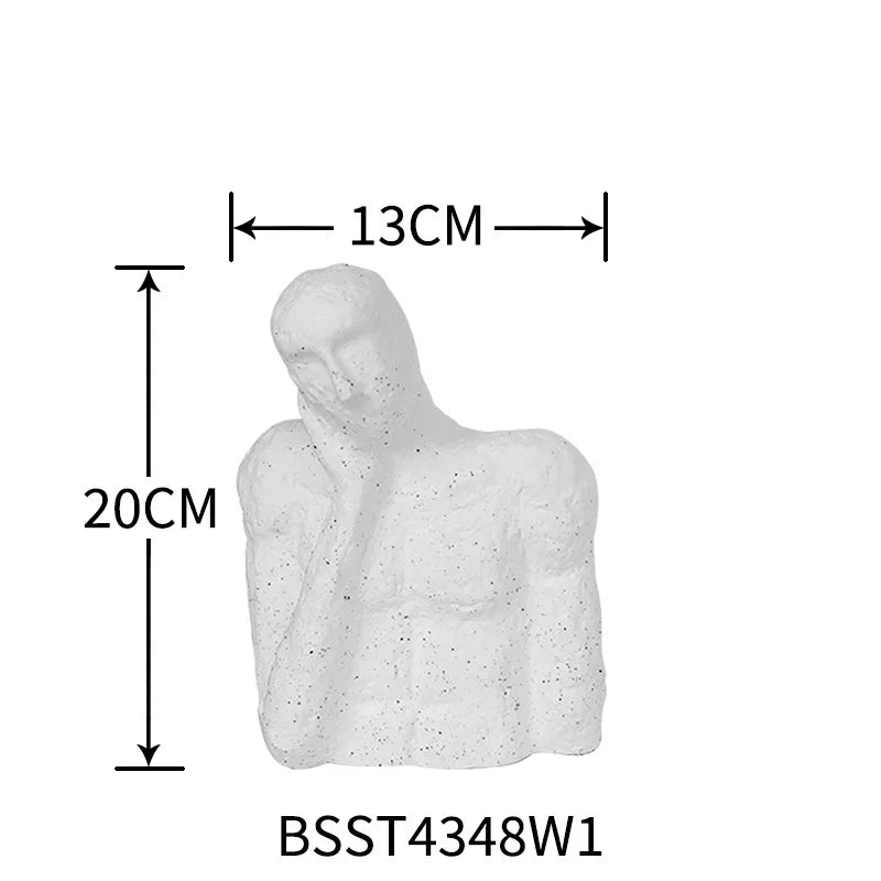 Abstract Sculpture - Black Figurine Modern Decor, in-use display - House Of Avana