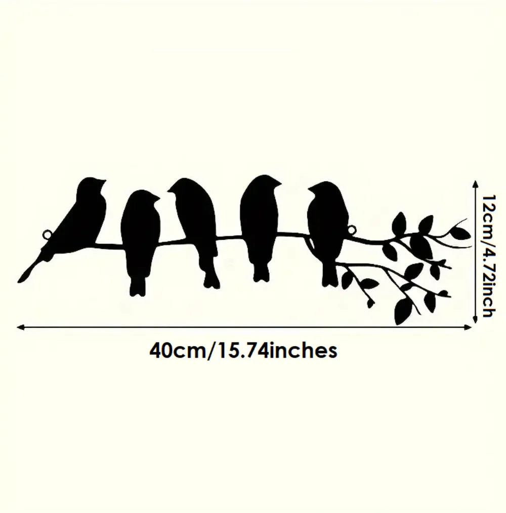 Black Birds Silhouette Wall Art Decor - House Of Avana