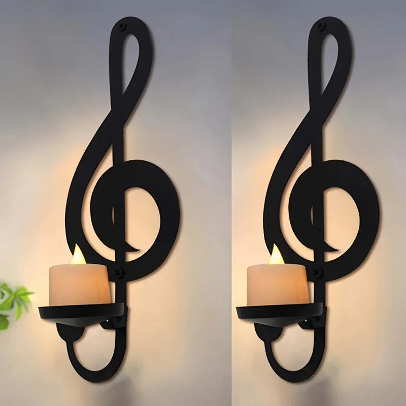 S Black Metal Wall Candle Holder Wall Decor, Adjustable Tray for Living Room, Farmhouse, Fireplace,... - House Of Avana