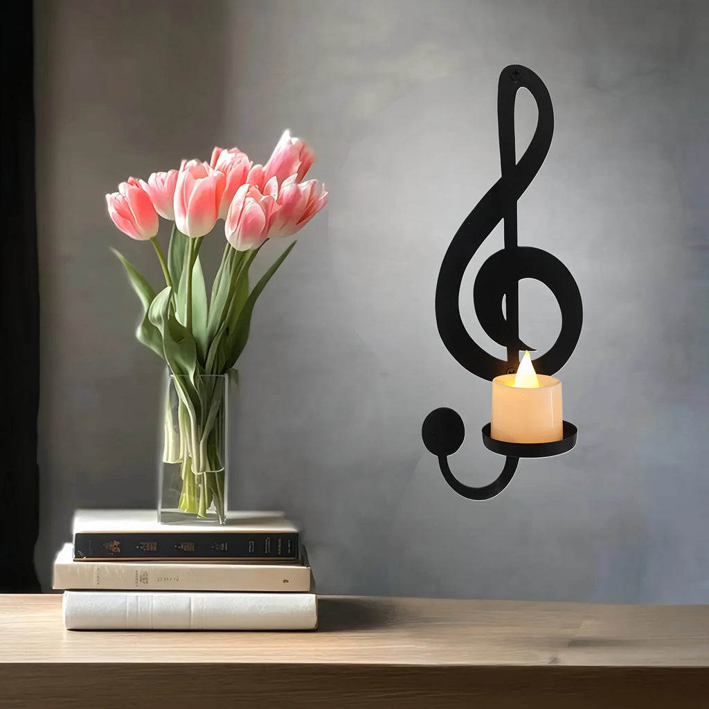 S Black Metal Wall Candle Holder Wall Decor, Adjustable Tray for Living Room, Farmhouse, Fireplace,... - House Of Avana