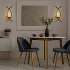 S Wall Mounted Black Metal Wrought Iron Candle Holder, Candle Wall Lamp Set, Wall Candle Holder Wall... - House Of Avana