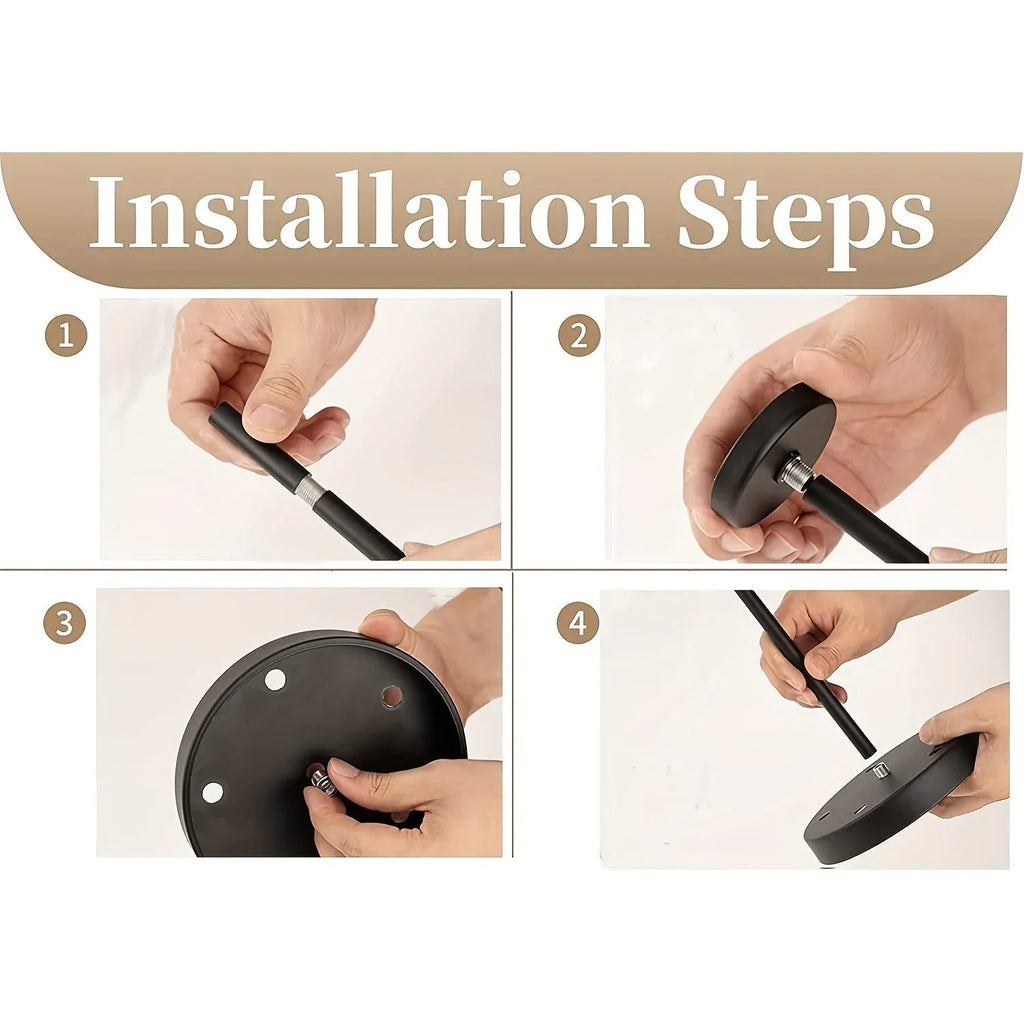 Elegant Black Candelabra Centerpiece - 5/6 Pillar Fireplace Candle Holders, Decorative Votive Holder for... - House Of Avana