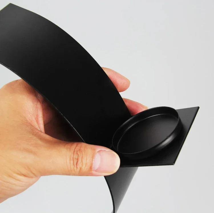 S, Wall Sconce Candle Holder, 3d Curved Wall Candle Holder, Black Iron Candle Holder, Wall Hanging... - House Of Avana