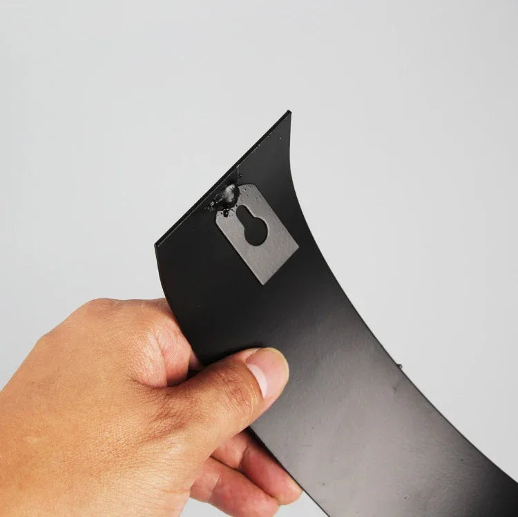 S, Wall Sconce Candle Holder, 3d Curved Wall Candle Holder, Black Iron Candle Holder, Wall Hanging... - House Of Avana