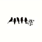 Black Birds Silhouette Wall Art Decor, detail shot - House Of Avana