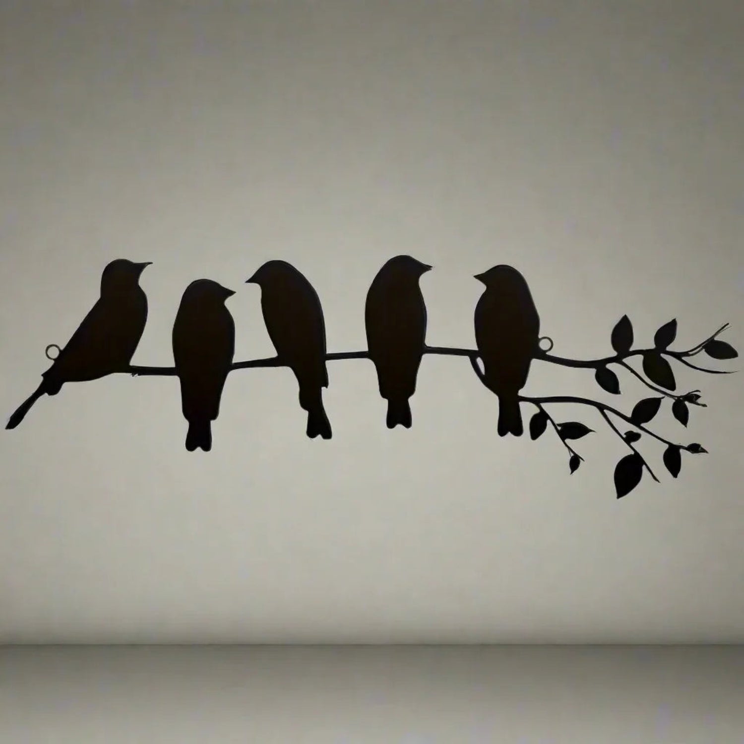 Black Birds Silhouette Wall Art Decor, side view - House Of Avana
