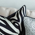 Luxury Throw Sofa Cushion Decorative Nordic Elegant Pillow for Chair Bed 30*45*50 Black Golden Zebra... - House Of Avana