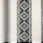 Black Grey Diamonds Alpaca Poncho